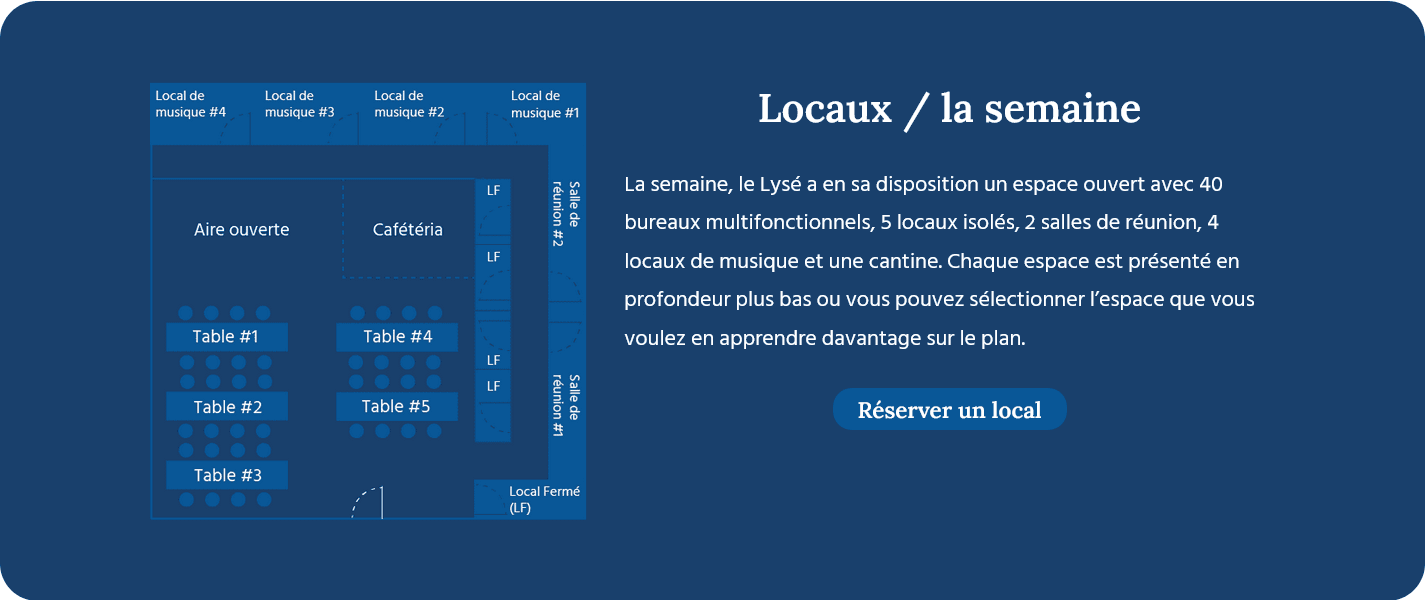 Capture d'écran su site web Le Lysé.